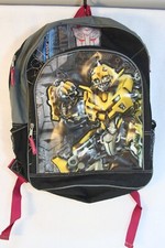 Transformers Bumblebee Negro Amarillo Rojo 2005 Mochila 3D Bolso Escolar Niños Niño De Colección