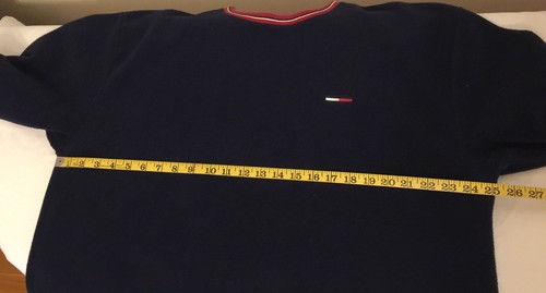 Tommy Hilfiger Jeans Men's Long Sleeve L/S Sweatshirt Large Pullover Fleece Crew - Picture 7 of 9