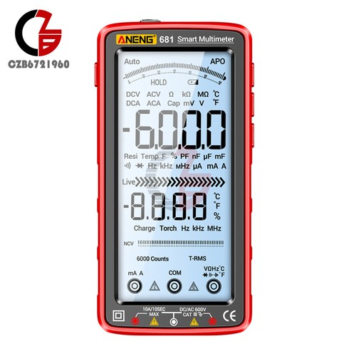 ANENG 683 682 681 Smart Digital Multimeter AC/DC Capacitance Meter Diode Tester - 第 9/30 張圖片