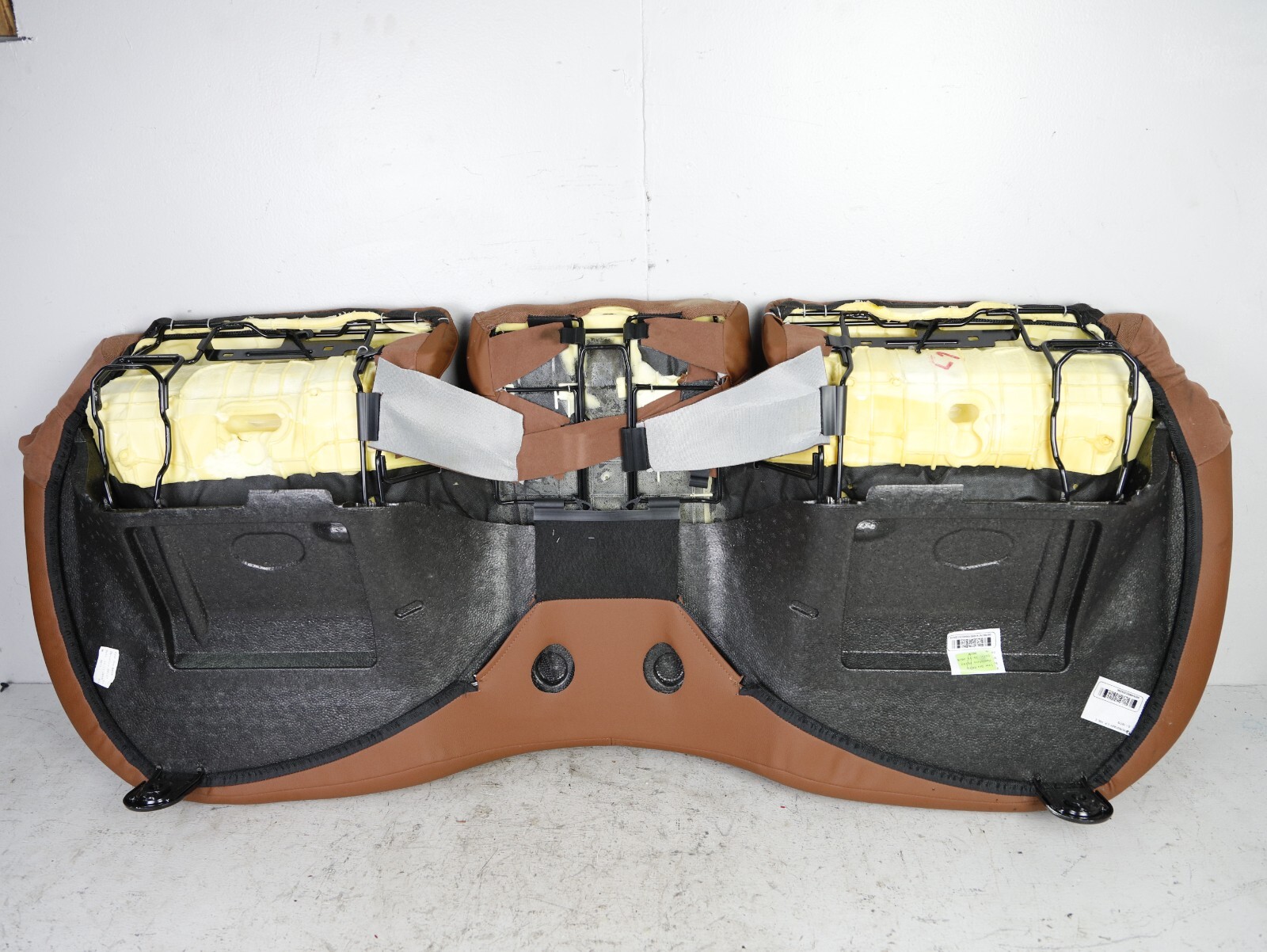 14-17 Maserati Ghibli M157 Rear Seat Bottom Cushion Lower Brown Cuoio OEM 52k
