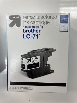 Lc71 Ink New LC71BK BROTHER Target Up & Up Remanufactured ink Black Cartridge | eBay