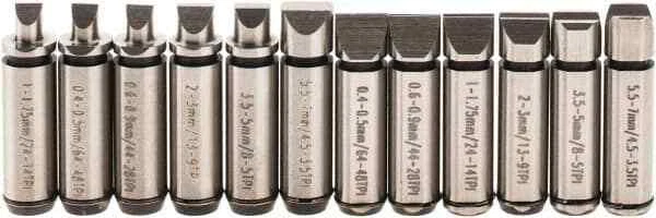 SPI Micrometer Anvil 0.4 to 0.7mm, Use with SPI Thread Micrometers