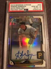 2015 Bowman Chrome 1st Adrian Sampson Prospect Auto Ref PSA/DNA 10/10 💎 POP 1