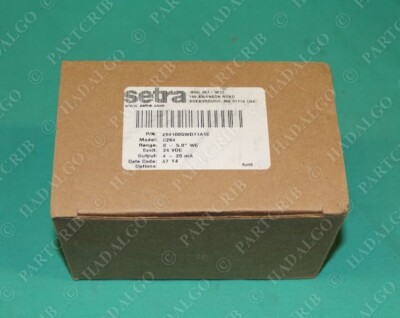Setra, 2641005WD11A1C, C264, DPT2641-005D-1, Pressure Tranducer 0-5.0''WC 24VDC