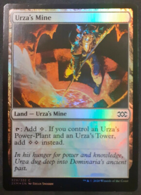 mtg magic urza's mine FOIL ENGLISH FRENCH mine d'urza double masters 4 available