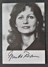 12968 Gunda Röstel autograph card original signed