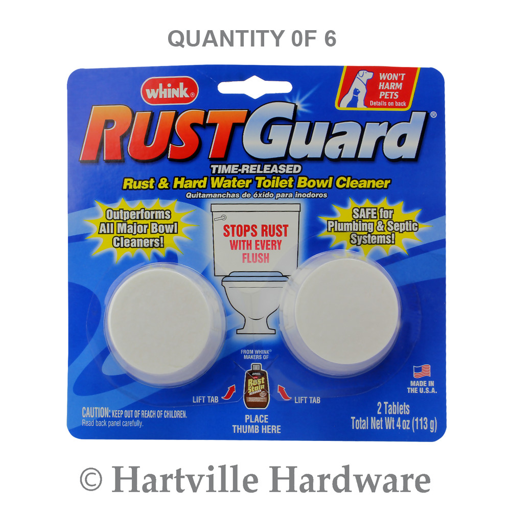 Whink Rust Guard Bowl Cleaner, 6-Pack 390879