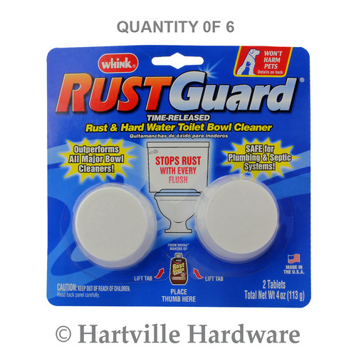 Whink Rust Guard Bowl Cleaner, 6-Pack 390879