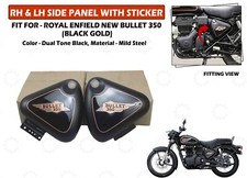 Black Left & Right Side Panel With Sticker Fo...