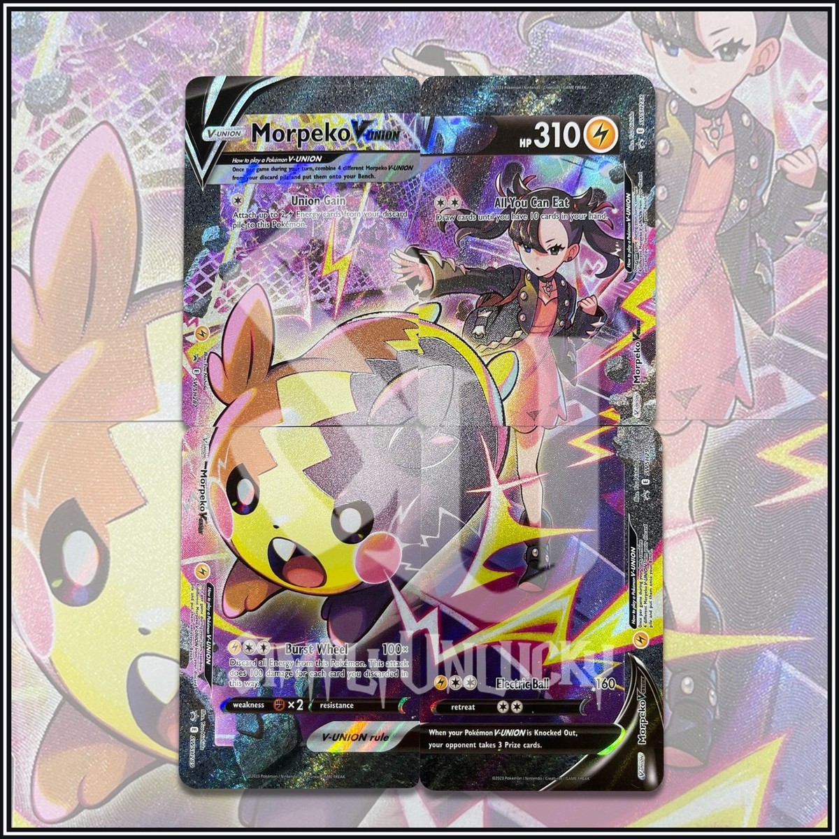 Pokemon TCG: MORPEKO V-UNION COMPLETE SET *IN STOCK* | eBay