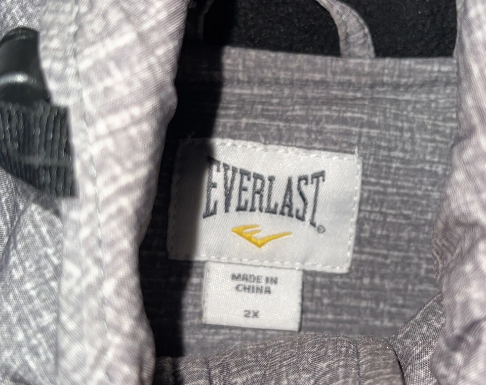 Preowned- Everlast Full Zip Athlesiure Performance Jacket Mens (Size 2X) - Image 4 of 4