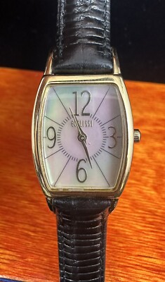 Rare Vintage ECCLISSI Solid 14K Gold Case Watch MOP Dial  display picture 1
