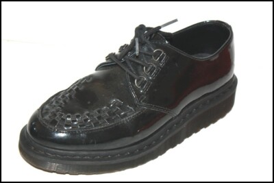Dr MARTENS Derby BECK Cuir Vernis Noir Brillant T 7 UK / 9 US / 41 TTBE |  eBay
