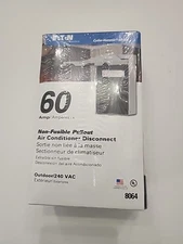 Eaton 8064 Non-Fusible Pullout AC Disconnect Outdoor 60A 240VAC 1Phase 2Wire