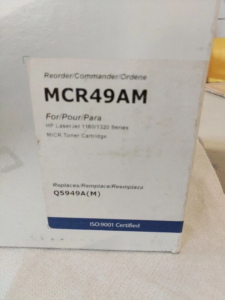 Micr Mcr49am Toner Cartridge Replaces Q5949A(M) Compatible HP LaserJet 1160/1320 - Image 2 of 4