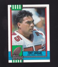 1990 Topps Tony Casillas #470 Atlanta Falcons