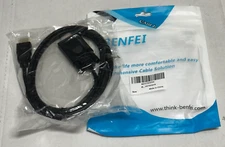 BENFEI 2 Pack HDMI to VGA 6 Feet Cable, Uni-Directional HDMI (Source) to VGA