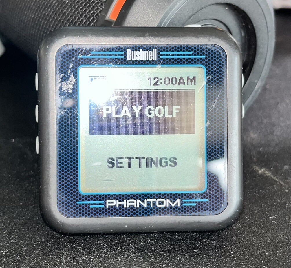 BUSHNELL Golf Phantom GPS Rangefinder Mount Black Used eBay