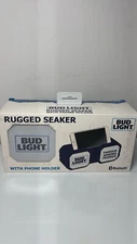 Bud Light Waterproof Rugged Bluetooth Phone Holder Speaker