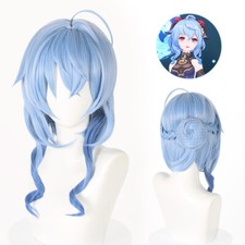 Ganyu Genshin Impact ANIME Cartoon Cosplay Wig Heat Resistant Synthesis Wigs