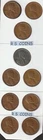 1940 to 1949 + 1950 to 1958  P   19 coin LINCOLN CENT SET   all grade VERY  FINE