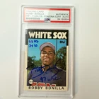 Bobby Bonilla Signed 1986 Topps Traded #12T Rookie With 3 Inscriptions PSA ITP A