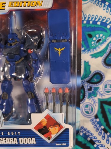 MOBILE SUIT GUNDAM CHAR'S COUNTER ATTACK AMS-119 GEARA DOGA BLUE 2001 BANDAI New - Picture 3 of 11