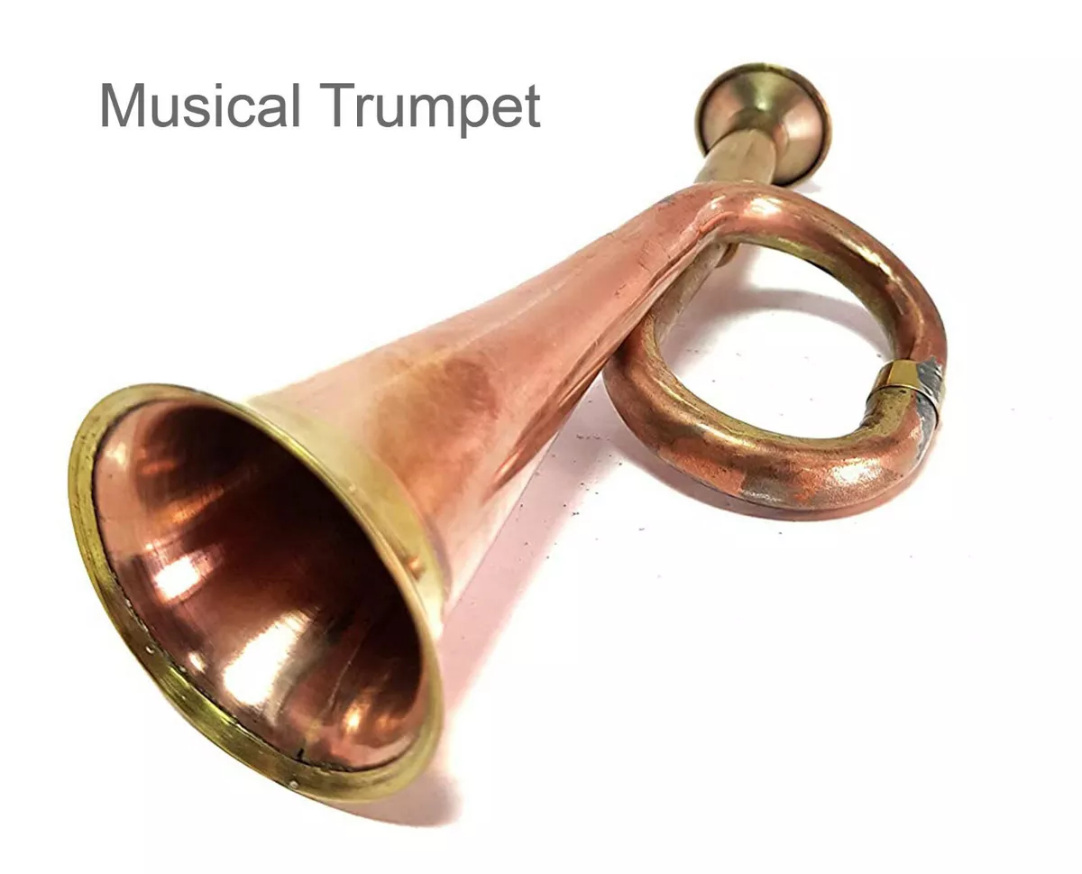 Trumpet Brass Musical Instrument - Small Trumpet,Musical Trumpet,Musical  Gift