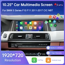 CarPlay Android Auto Multimedia TouchScreen For BMW 5 Series F10 F11 2011-2017/