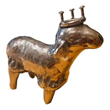 Jan Barboglio Lamb Of God Cordero Bendito Nickel Cast Iron 