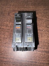 2 NEW SQUARE D QO120 1 POLE 20 AMP BREAKERS  B380