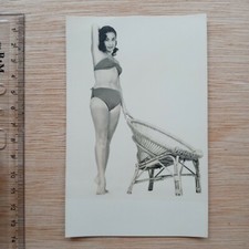 Rare China Chinese Hong Kong Actress Real Photo Bikini - Bai Guang - 15