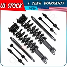 Front Rear Struts Assemblies Shocks Sway Bar For 06-08 Dodge Ram 1500 5.7L 4WD