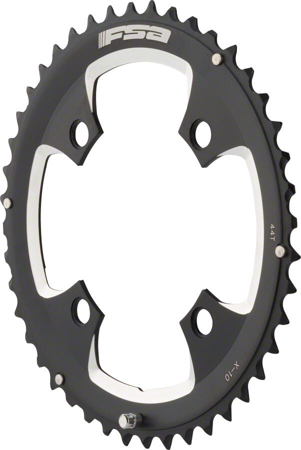 Кольцо из сплава FSA Pro ATB 9sp 44t 104 Черное наружное кольцо цепи для тройного кривошипа FSA