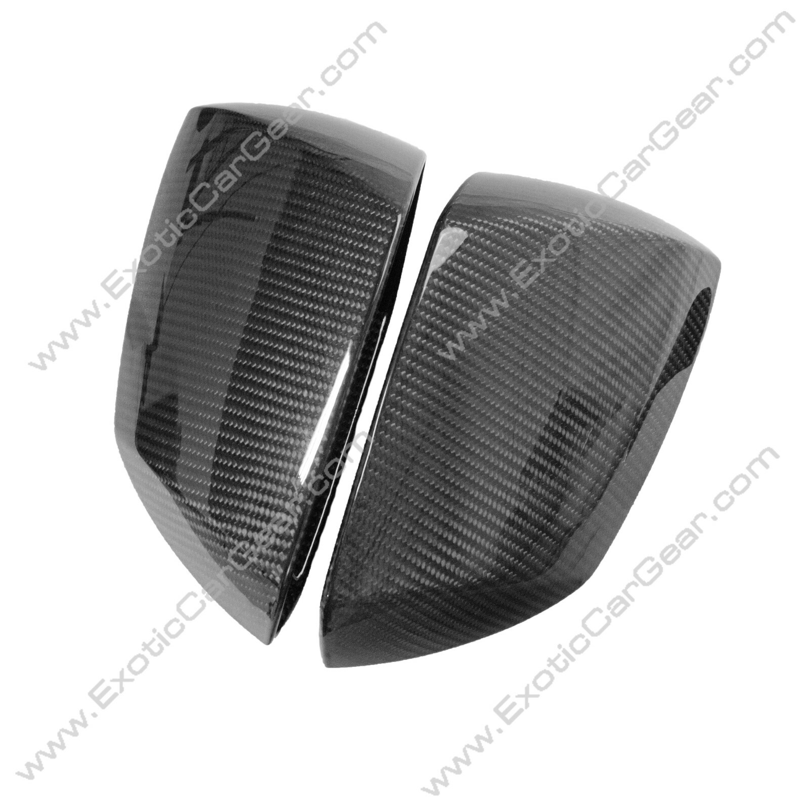 Lamborghini Aventador Carbon Fiber Mirror Housings and Bases