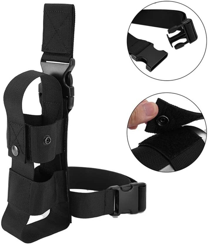 Tactical Drop Leg Water Bottle Holster MK9 Pepper Spray Holder Adjustable Holder eBay