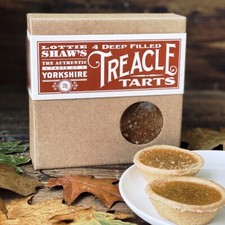 3 x  Lottie Shaw's Boxes of 4 Deep Filled Treacle Tarts 200g Box - T48 Post