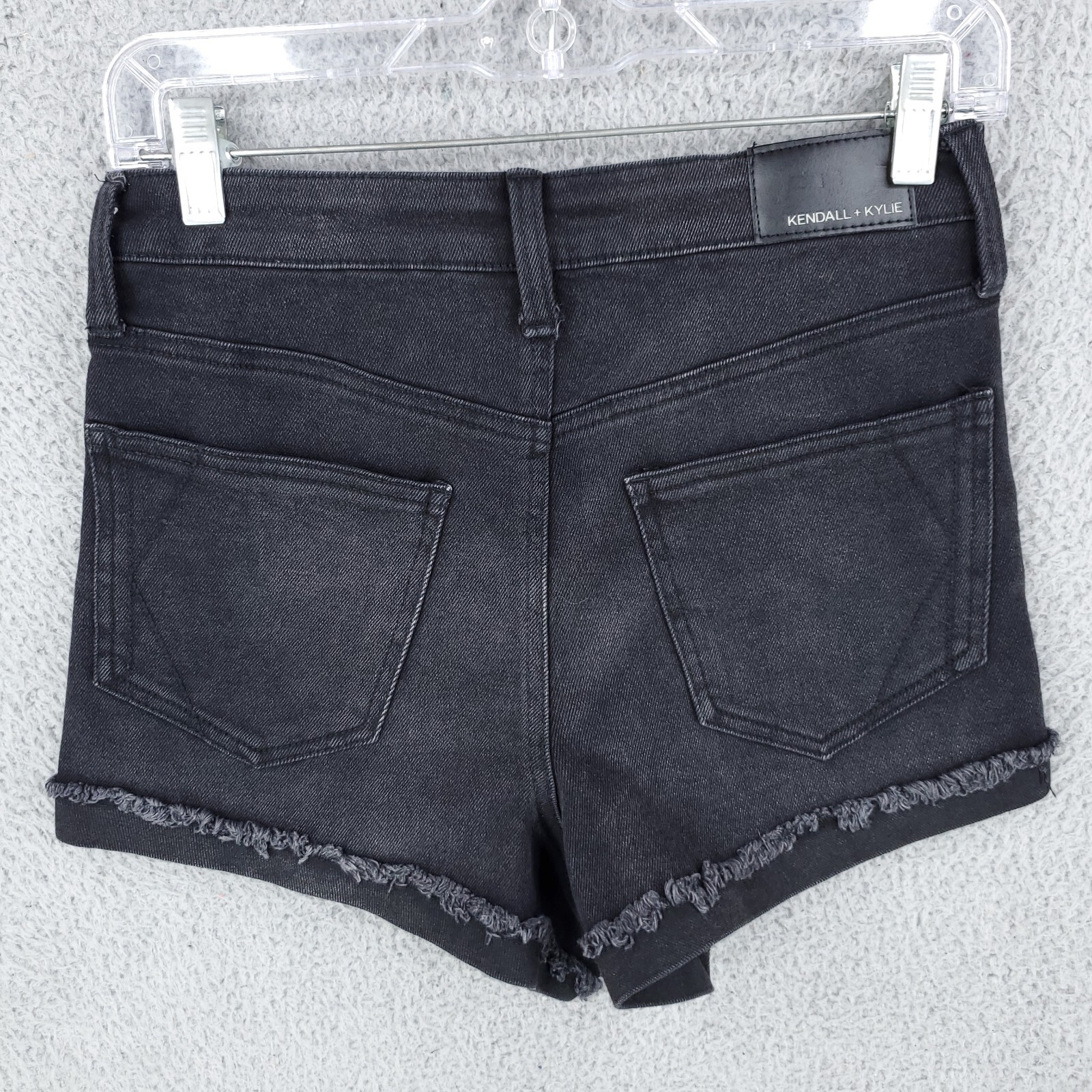 Kendall and Kylie Shorts Womens 5 / 27 The Drifter High Rise Denim Black  cut off | eBay