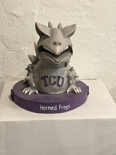 2001 TCU Texas Christian University Horned Frog Mascot Bobblehead w Original Box