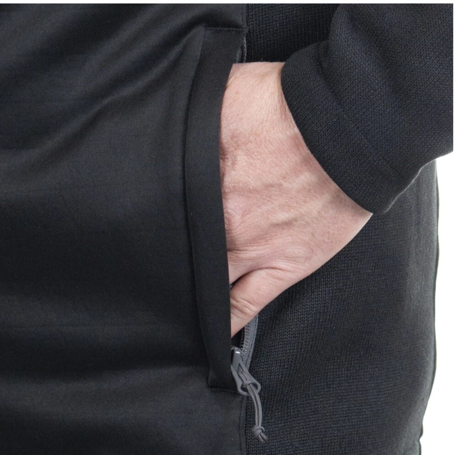 NEW Realtree Jacket Mens Size XL Black Hybrid Techshell Scent Control Flex - Image 3 of 4