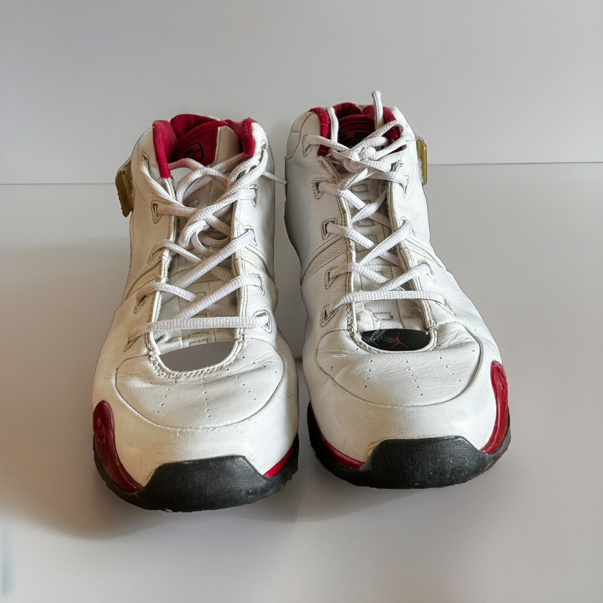 Air Jordan Team 10/16 White Red 309847-102 Basketball Shoes