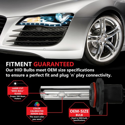 Two XENTEC XENON H8 H9 H11 HID LIGHT BULB Headlight Fog Light 3k 4300k 5k 6k 8k - Picture 3 of 12