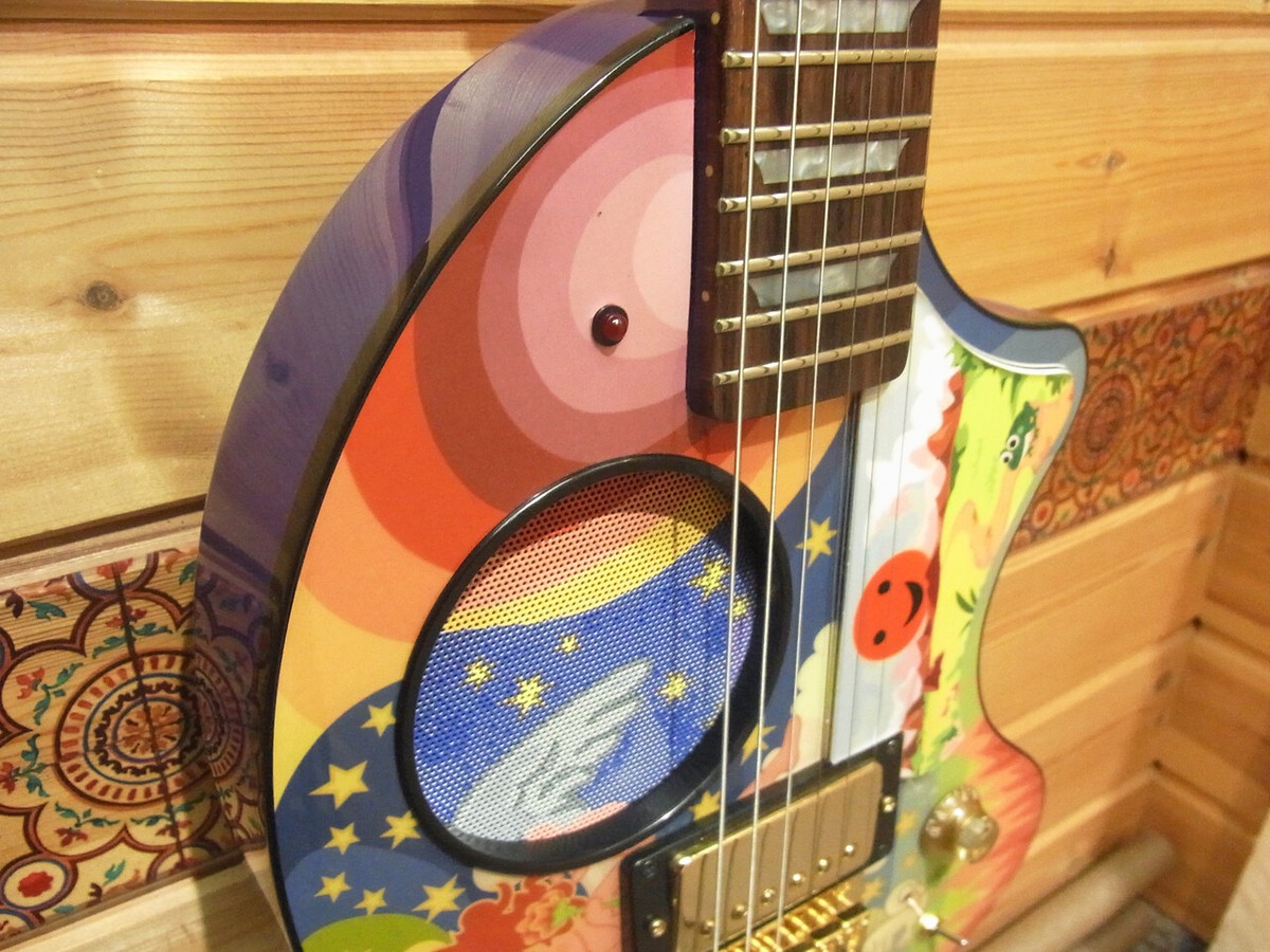 Fernandes ZO-3 Art Rock Sunshine Love Used Electric Guitar Fernandes ZO-3 Art Rock Sunshine Love Used Electric Guitar