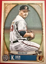2021 Gypsy Queen Keegan Akin Bazooka Back RC Baltimore Orioles Rare SP