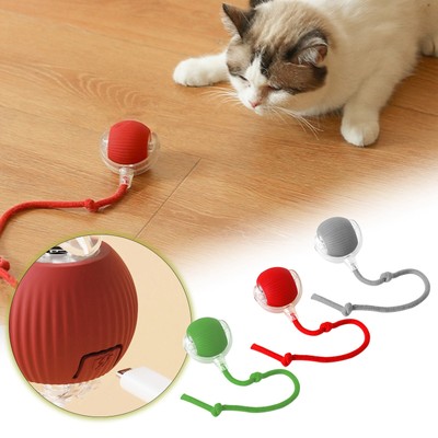 Automatic Rolling Ball USB Rechargeable Interactive Cat Toy Pet Self-Moving Game