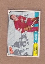 1968-69 O PEE CHEE HOCKEY DEAN PRENTICE #32 RED WINGS EX *A32409