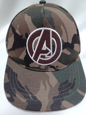 Marvel Avengers Superhero Black Baseball Snapback Cap