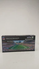 New 1000 Piece Stadium Puzzle 39x13 inch Seattle Seahawks