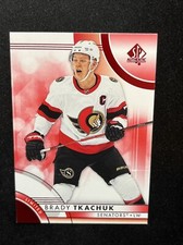23-24 UD SP Authentic Hockey Red Limited 31 Brady Tkachuk