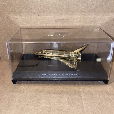 SMITHSONIAN SPACE SHUTTLE ORBITER 24 K GOLD PLATED in case Collectors Edition